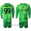 Conjunto (Camiseta+Pantalón Corto) Portero Manga Larga Paris Saint-Germain Gianluigi Donnarumma 99 Primera Equipación 2022-23 - Niño